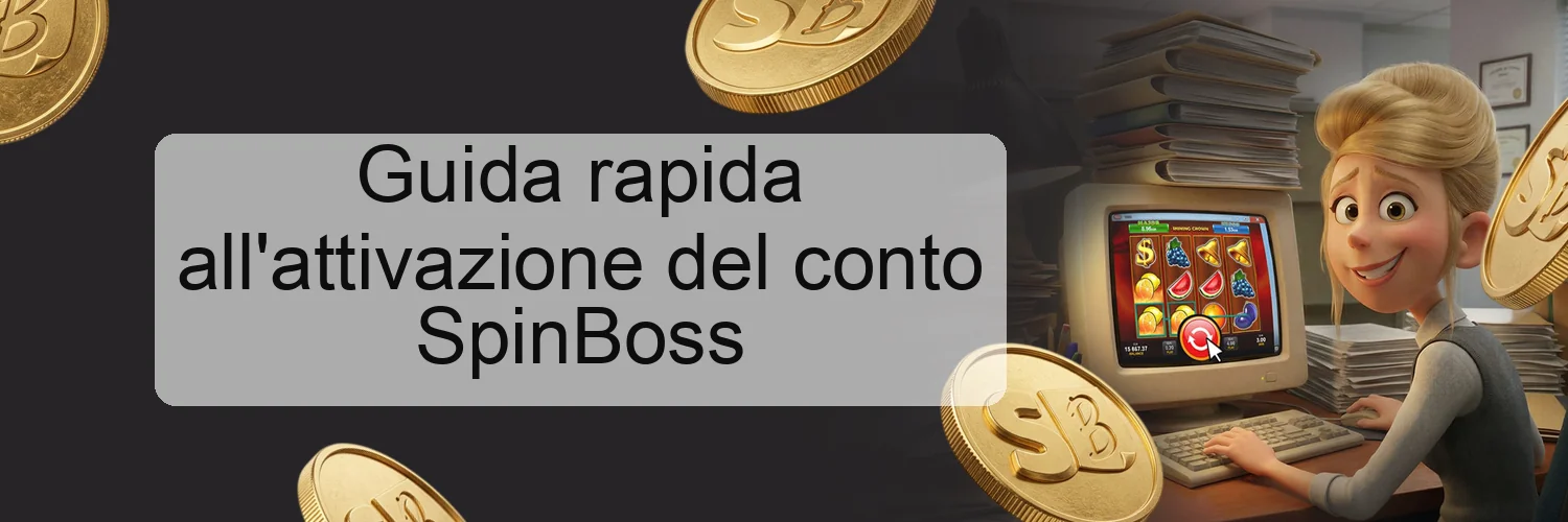 Guida rapida all'attivazione del conto SpinBoss