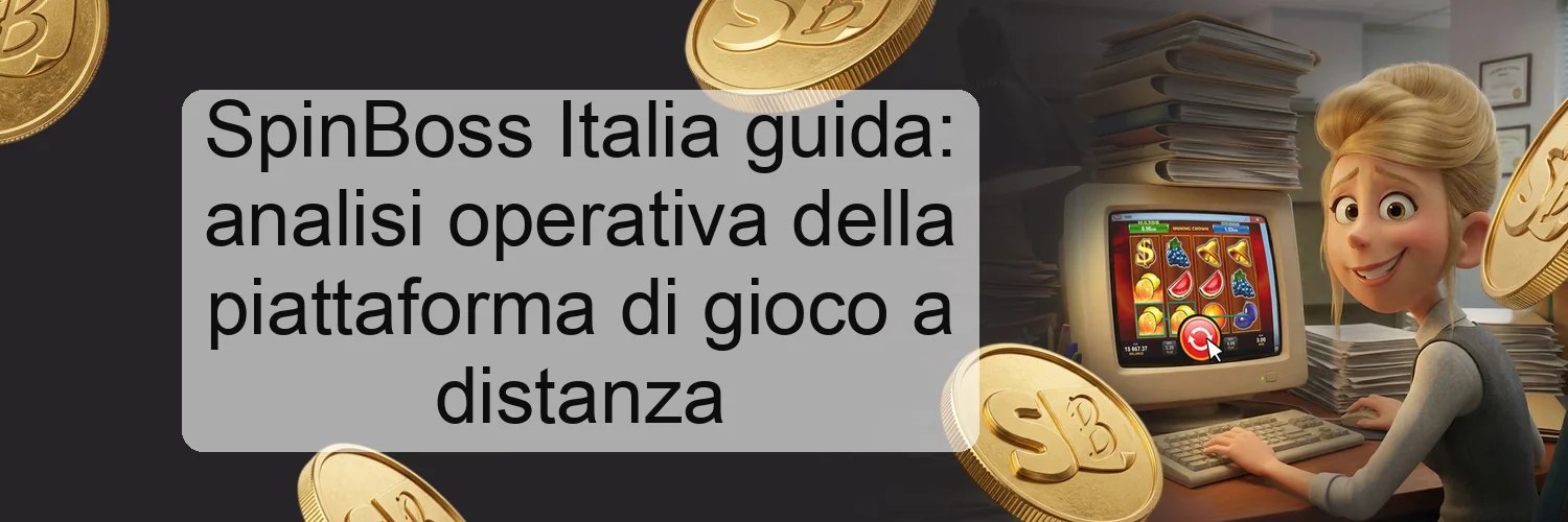 SpinBoss Italia guida: analisi operativa della piattaforma di gioco a distanza